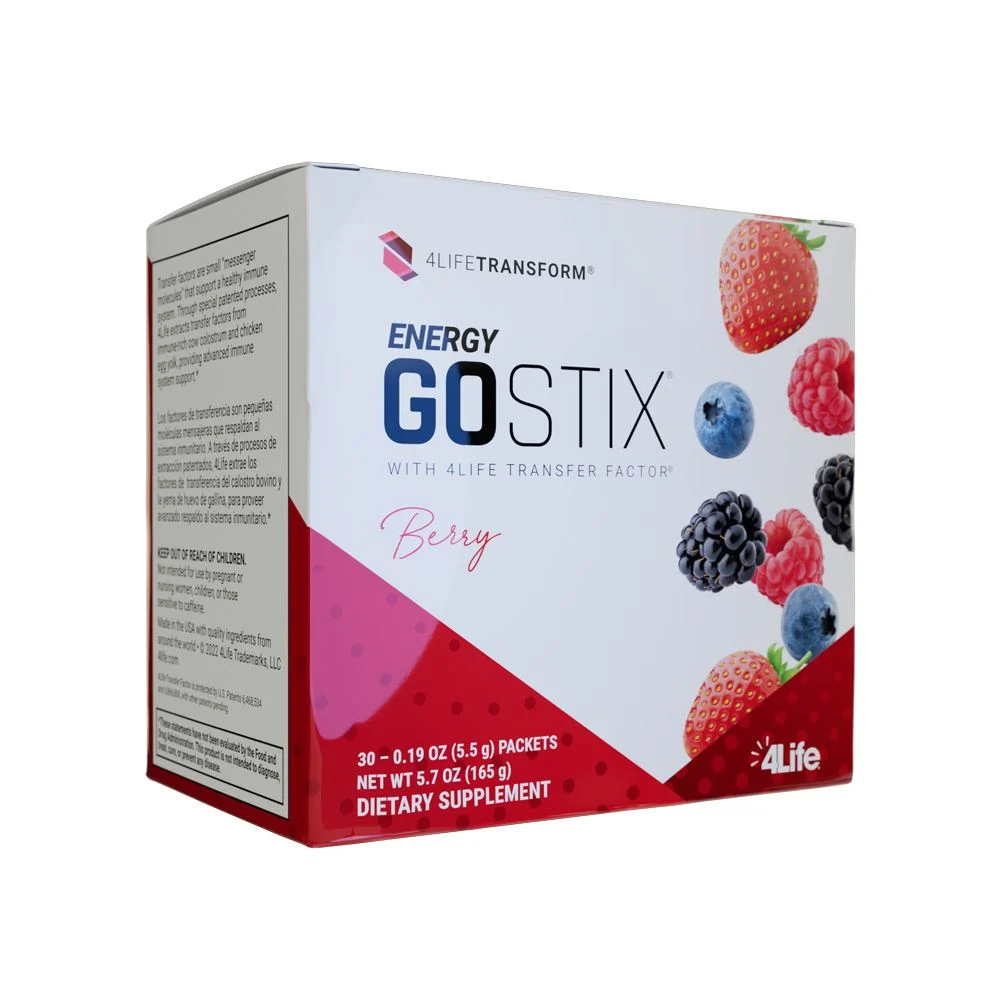 Energy Go Stix Berry 4Life - Energía instantánea sabor berry